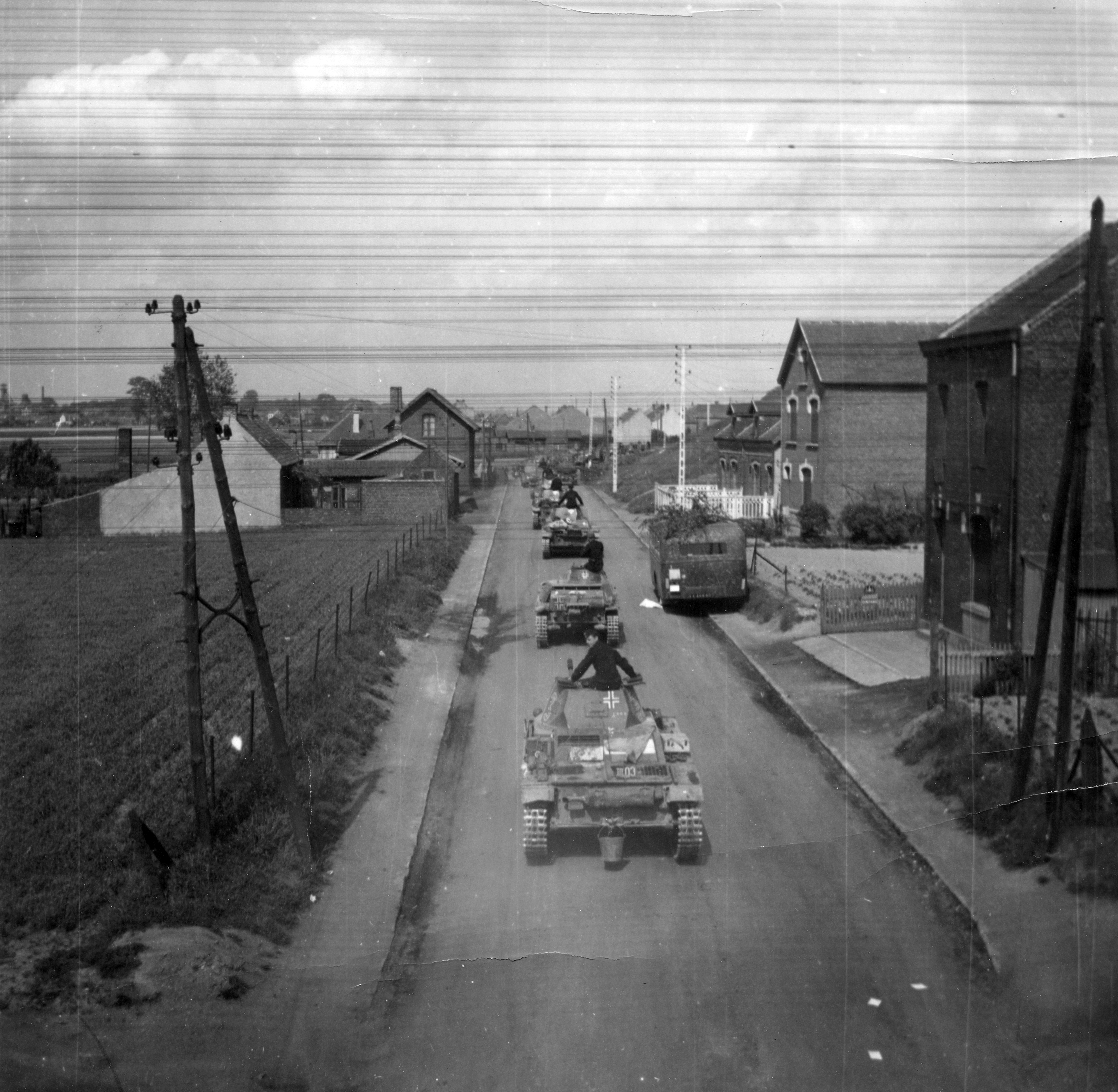 German tanks of the 7th Panzer Division in France, May-June 1940